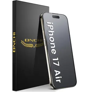 BNCHI 3 Pack Matte Screen Protector For iPhone 17 Air, 9H Tempered Glass Film Anti Fingerprint Anti Glare Smooth as Silk