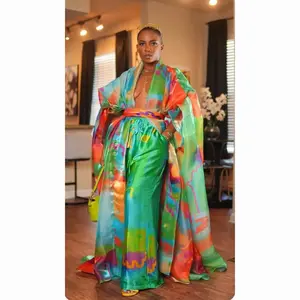 The Aurora Royale Kimono Two Piece Party Banquet, Ladies Summer Clothes, Fall, Casual Womenswear winter fashion