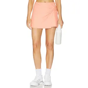 Beyond Yoga Overlap Skirt in Dreamsicle Heather