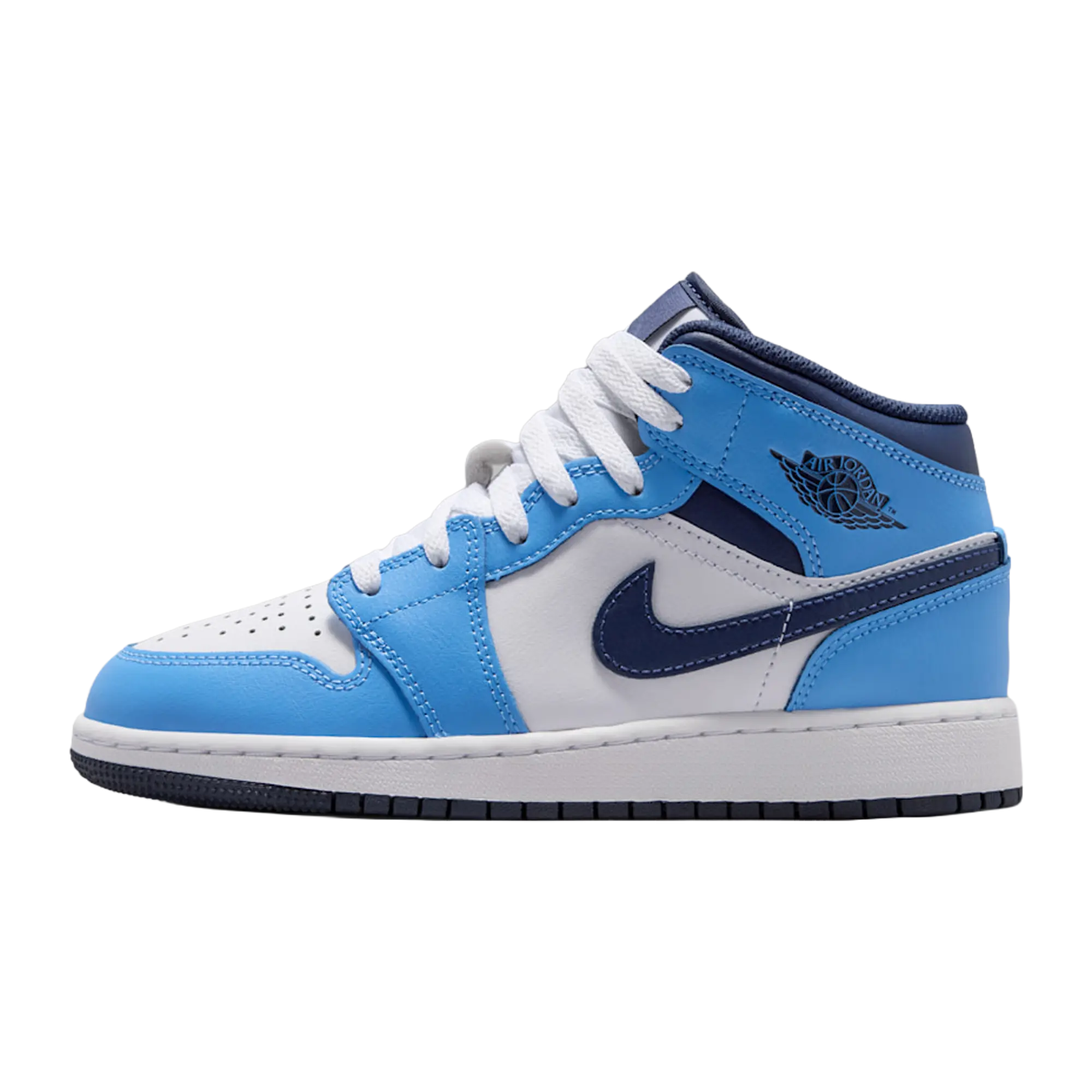 Jordan 1 Mid GS "University Blue Midnight Navy" DQ8423 405