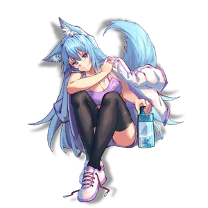 Track Jacket Mofuko - Breaktime! Holographic Sticker