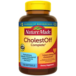 Nature Made CholestOff Softgels 120 Ct Daily Wellness Routine