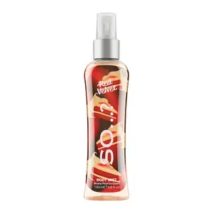 So…? Red Velvet Body Mist - Fruity, Floral, Vanilla Perfume for Women - 6 Hour Wear Body Spray for Women - Cruelty Free - 3.5 oz