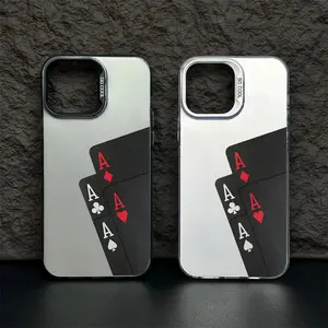 Comfortable to hold, bright surface, five stylish color, high-quality phone protective cases for iPhone 16/15/14/13/12/11/X/7 and other series, shockproof, anti slip, lightweight, PC material Cover Protector Protection Cellphone Casing Smartphone