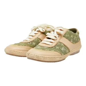 Pre-owned Louis Vuitton Canvas Small Leather Goods Monogram Sneakers