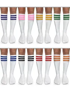Jefferies Socks Retro Athletic Stripe Knee High Tube Socks for Kids Kneesocks