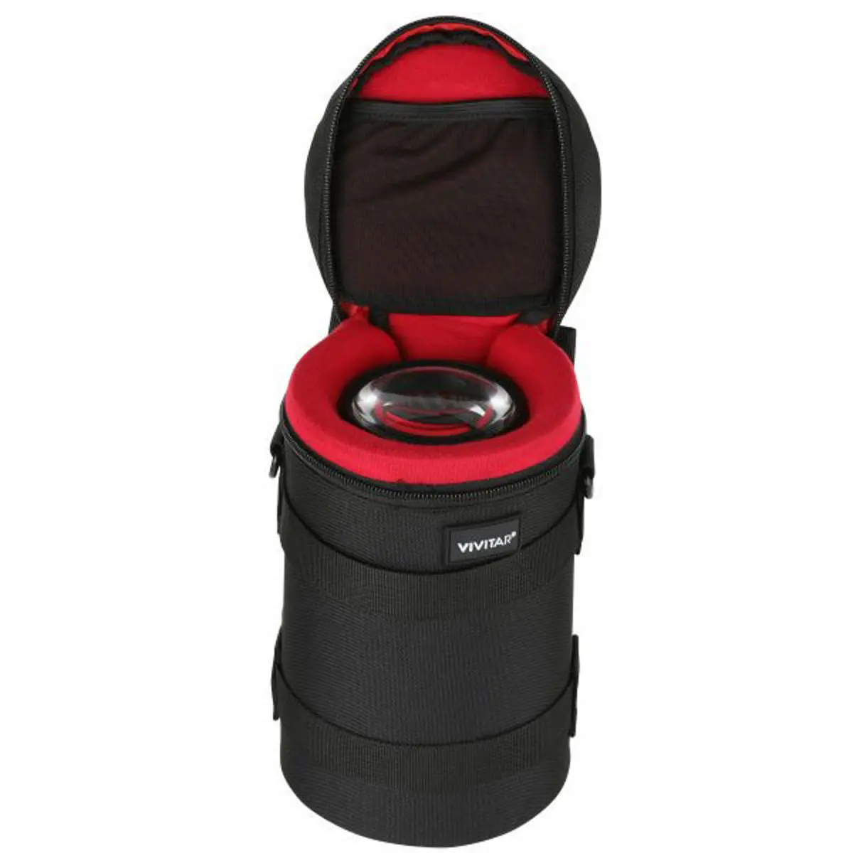 Vivitar 8-in Camera Lens Case - Large, Durable Fabric Case with Scratch Guard for 7-10" Lenses, Camera Accessory, Lenses 7-10"
