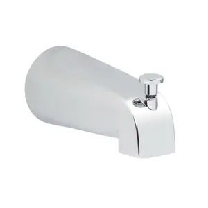 Miseno  Slip-Fit Tub Spout with Integrated Shower Diverter, Polished Chrome