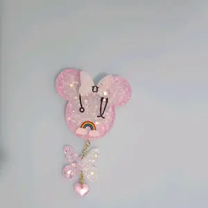 Customizable Badge Buddy with Bow - Horizontal or Vertical Design for Healthcare, Teachers, and Dental Workers - Ideal for Gifting