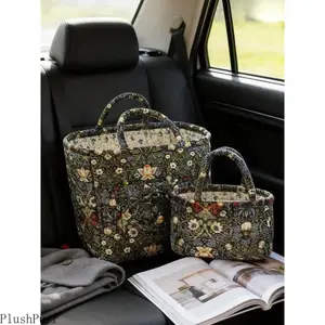 Car Backseat Hanging Storage Organizer Basket, Multi-Purpose Auto Organizer for Clothes, Books, Work Supplies, Space-Saving Car Interior Accessories for Travel, Daily Use tiktokshopspringglowup,summervibes outdoorfun