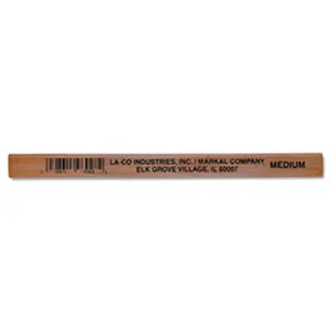212 MAIN Markal Carpenter Pencils - Medium Grade, Flat Lead, Gray, Accurate Marking