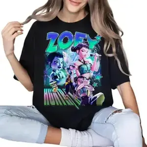 Huntrix Zoey Kpop Hunter Demons Bootleg Shirt, Cotton, Crewneck, Graphic Tee Fashion