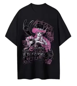 Men's and Women's T-shirt Perona Japan Anime Retro Tee Summer and Spring New Boy's Short Sleeves Parent-child Outfits