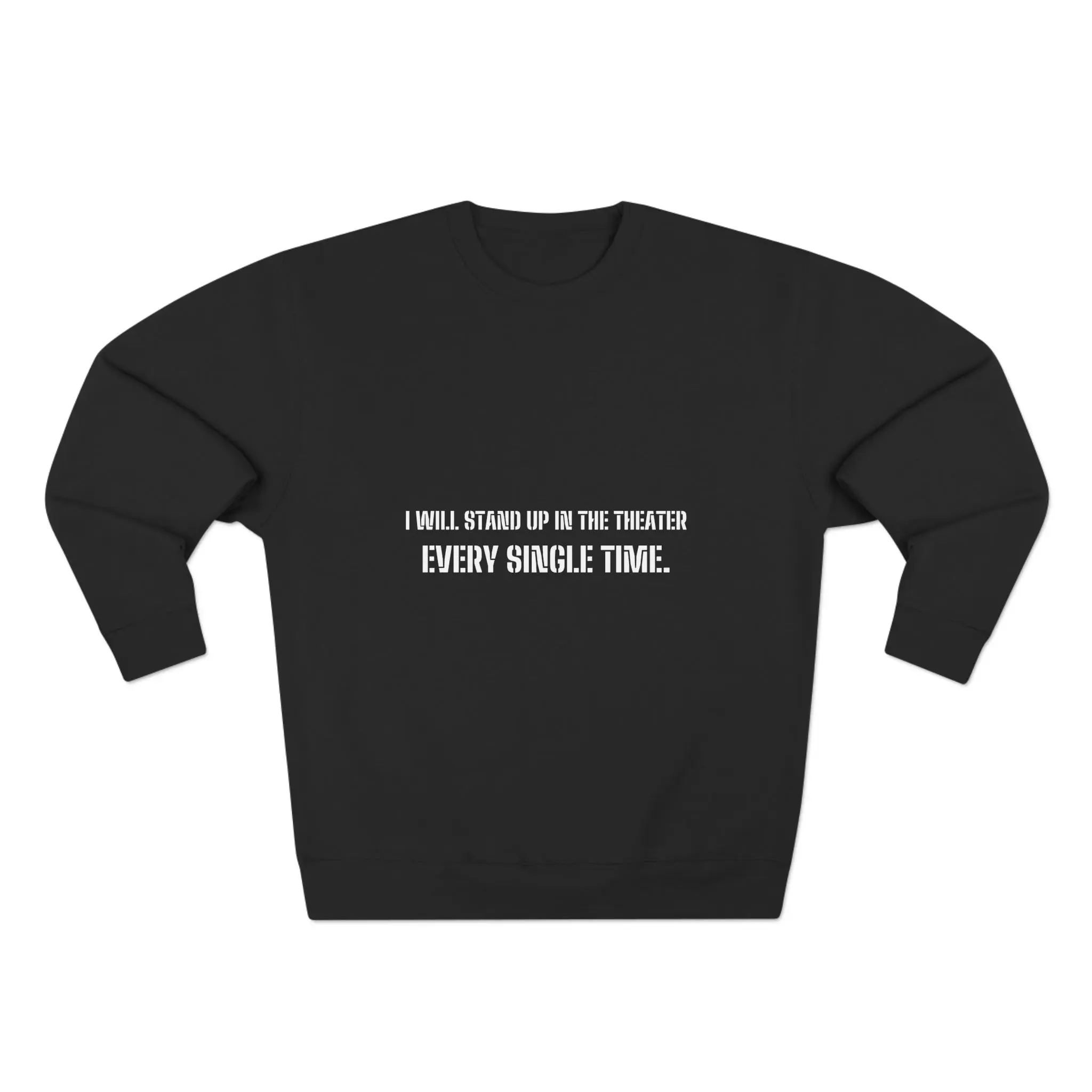 Women's Heavy Blend Crewneck Sweatshirt - Casual Long Sleeve Graphic Tee for Theater Super Fans, Hoodie, Print, Cold Wash, Crew Neck, Round Neck, All Seasons, Cotton, Heavier Fabric, Ideal Gift, Pull On