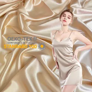 Support for customization and retail  Pure Silk Nightwear mulberry Silk Night Dress Luxury Top Quality Sexy 100% silk dress
