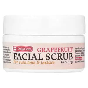 De La Cruz Facial Scrub, Grapefruit , 0.6 oz (17 g)