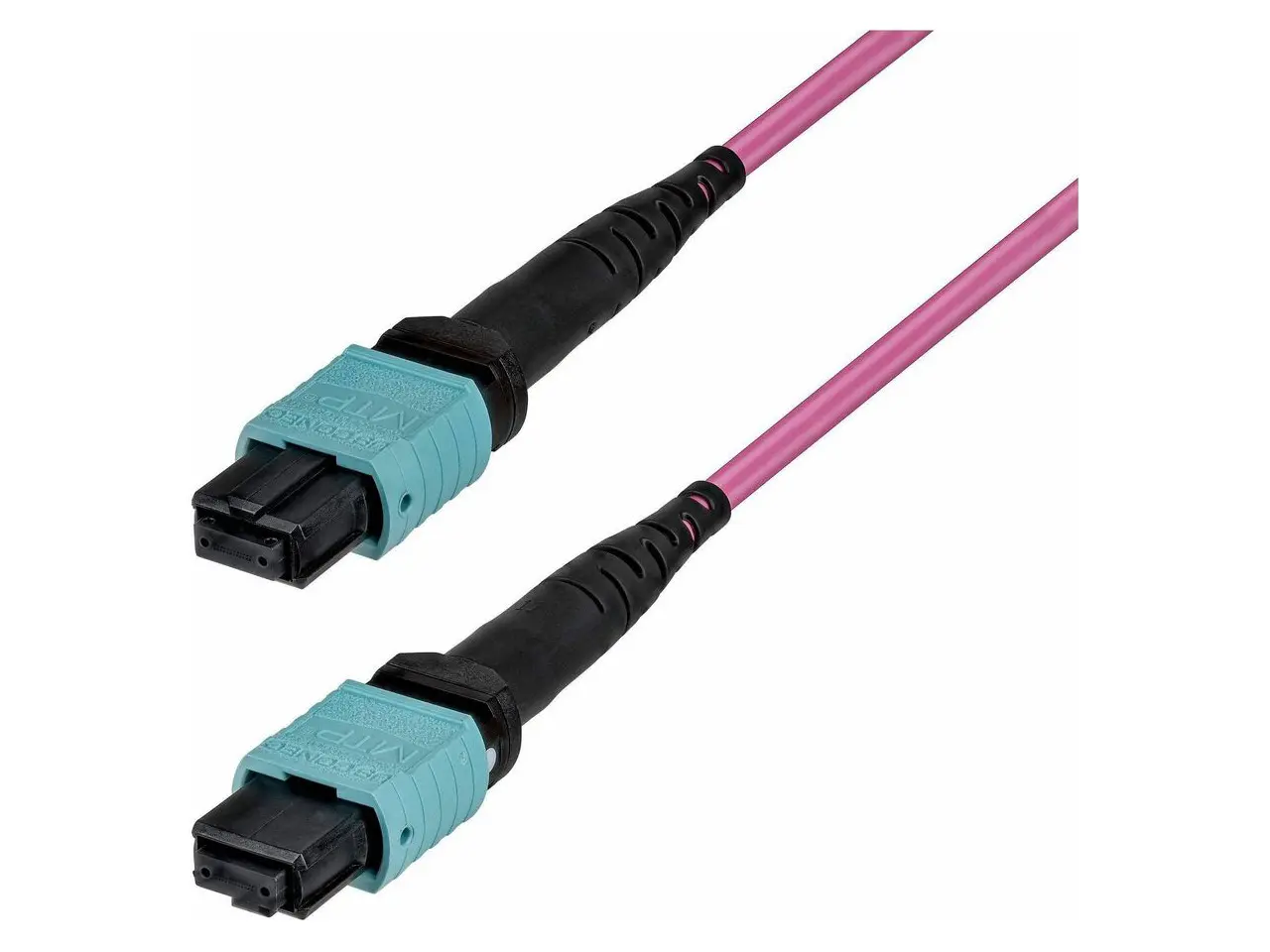 StarTech 3m (10ft) MTP/MPO Fiber Optic Cable - 24F Type-B - OS2 Single Mode MTP/APC Female Fiber Jumper - 9/125, OFNP Plenum - OS2MTP24BOFNP3M