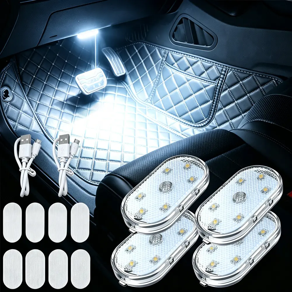 RGB Led Car Light Remote Wireless Motorcycle Flash Light  Lights for Bike Car Multifunctional