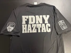 FDNY HazTac Reflective T-Shirt – Unisex Cotton Streetwear Classic