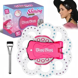 Hair Jewels Stamper DIY Set, 1 Box Glitter Hair Styling Tools , Heatless Styling Tool for Women & Girls #GLOBAL PICKS