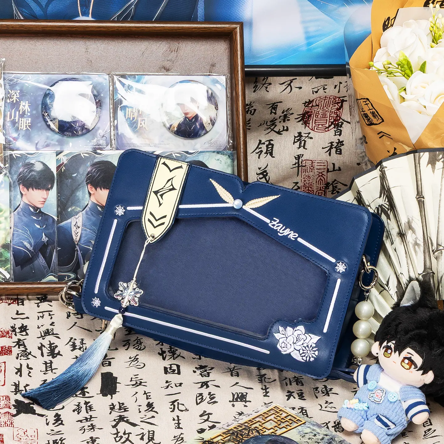 The Junco Love and Deep Space Zayne Jasmine Ita Bag - Chinese