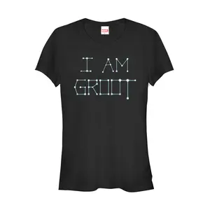 Juniors Womens Marvel Guardians of the Galaxy I am Groot Constellation T-Shirt