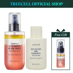 Treecell Youth Daily Repair Hair Care Duo Set - 150ml Triple Layered Mist, Recovery Oil Treatment, Includes Free Mini Mist Gift