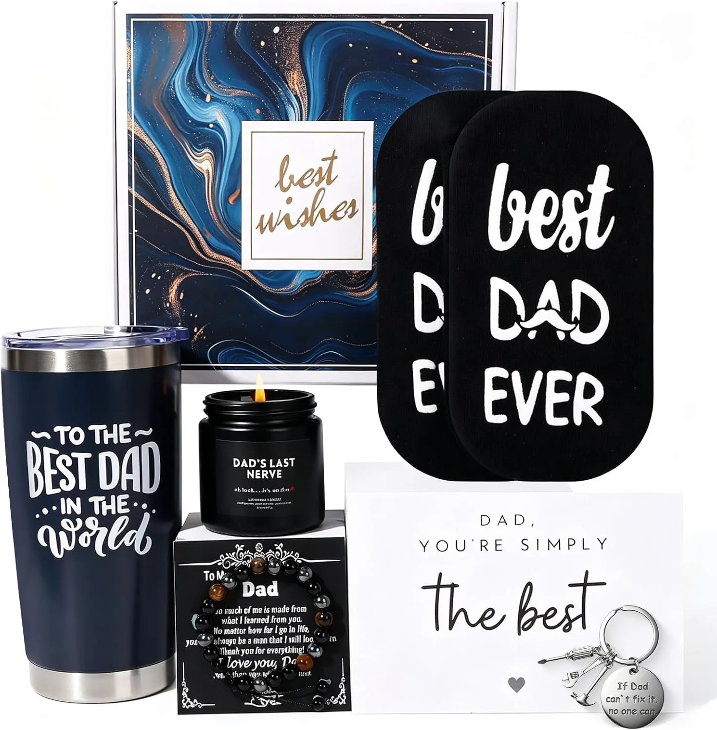 Halloween Fall Gift Gifts for Dads, Fathers Day, Birthday, Christmas gift From daughter or Son Dads Birthday Gifts Presents Basket Ideas For Best Dad Ever