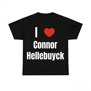 Game Day Apparel Cotton TShirt Celebrating Connor Hellebuyck for Enthusiasts with Graphic Design