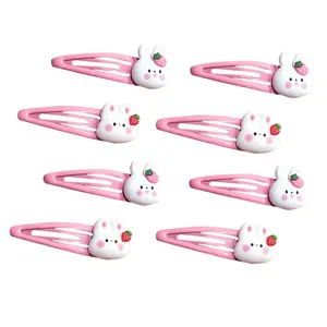 20 count  Strawberry Hair Clips, Cute Metal Snap Hair Barrettes Accessories for Women Decorative Hair Clips ( 20 count)