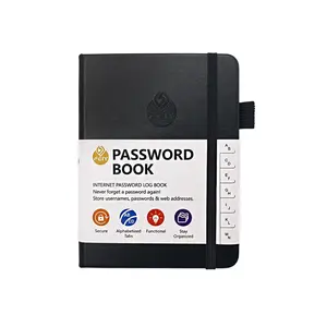 Reliable Hardcover Password Organizer Journal - Premium Notebook With Alphabetical Tabs For Effortless Sorting - Ideal For Seniors, Digital Password Logbook, Contact Address Keeper