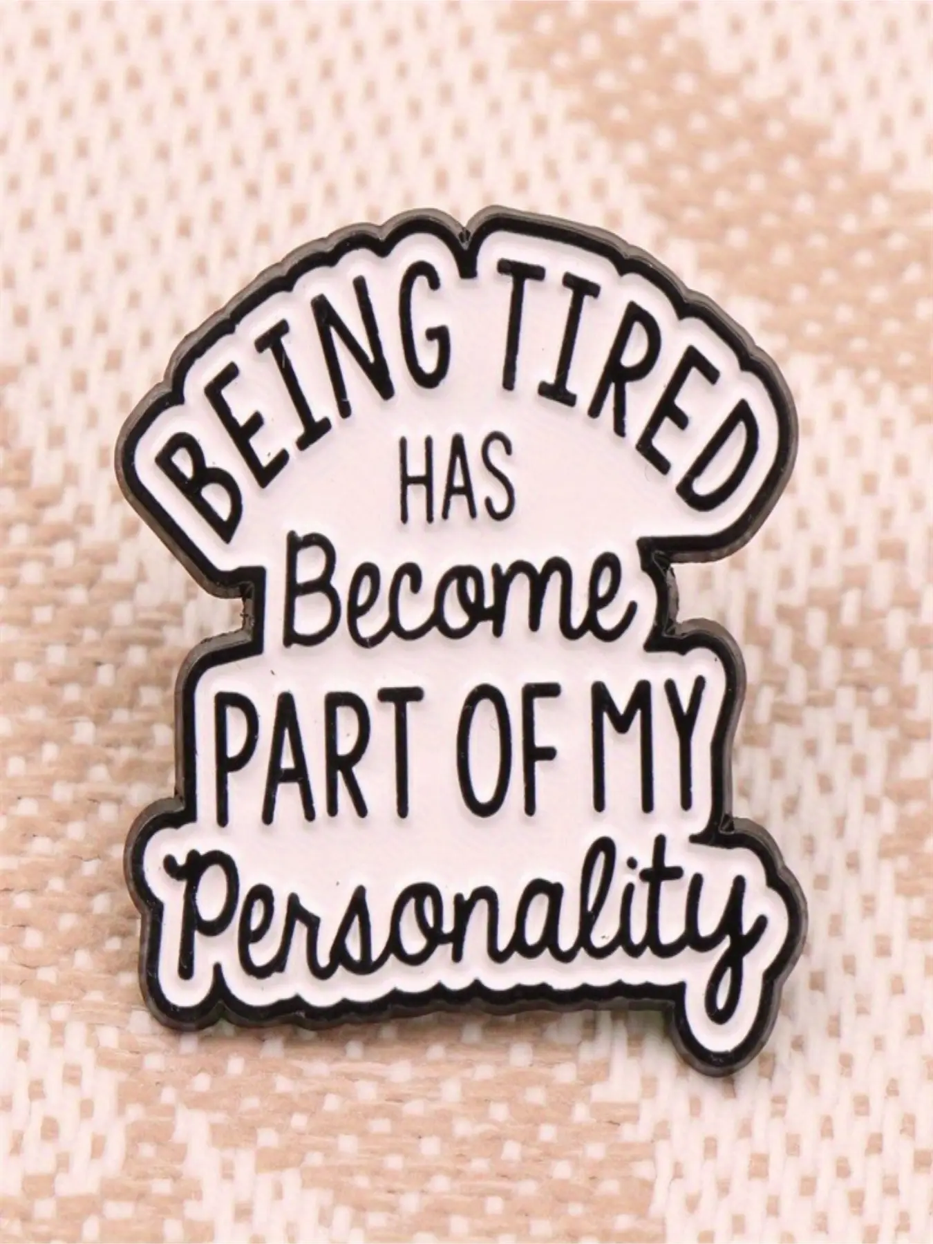 Fun Quote Brooch, a novelty badge that enhances charm and temperament, suitable for decorating backpacks, hats and clothes, the perfect accessory gift for friends on holidays Alloy Brooch Pin Fashion Accessory Hat Pins
