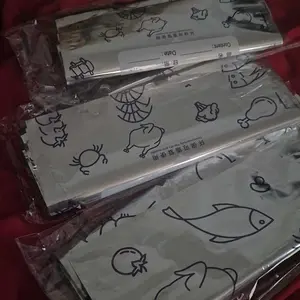 【TikTokShopBlackFriday】New reusable upgraded thickened upright aluminum foil sealing storage bags, with labels and zipper locks, suitable for washable kitchen items like vegetables, fruits, and meat, perfect for Thanksgiving, Christmas, and New Year gifts