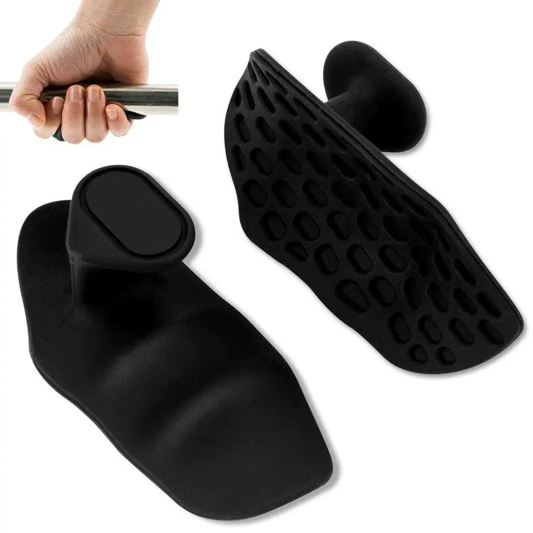 Silicone Barbell Hand Grip Pads - Anti-Slip, Ergonomic Insert Protectors for Weightlifting, Deadlift Gym Training homeessentials
