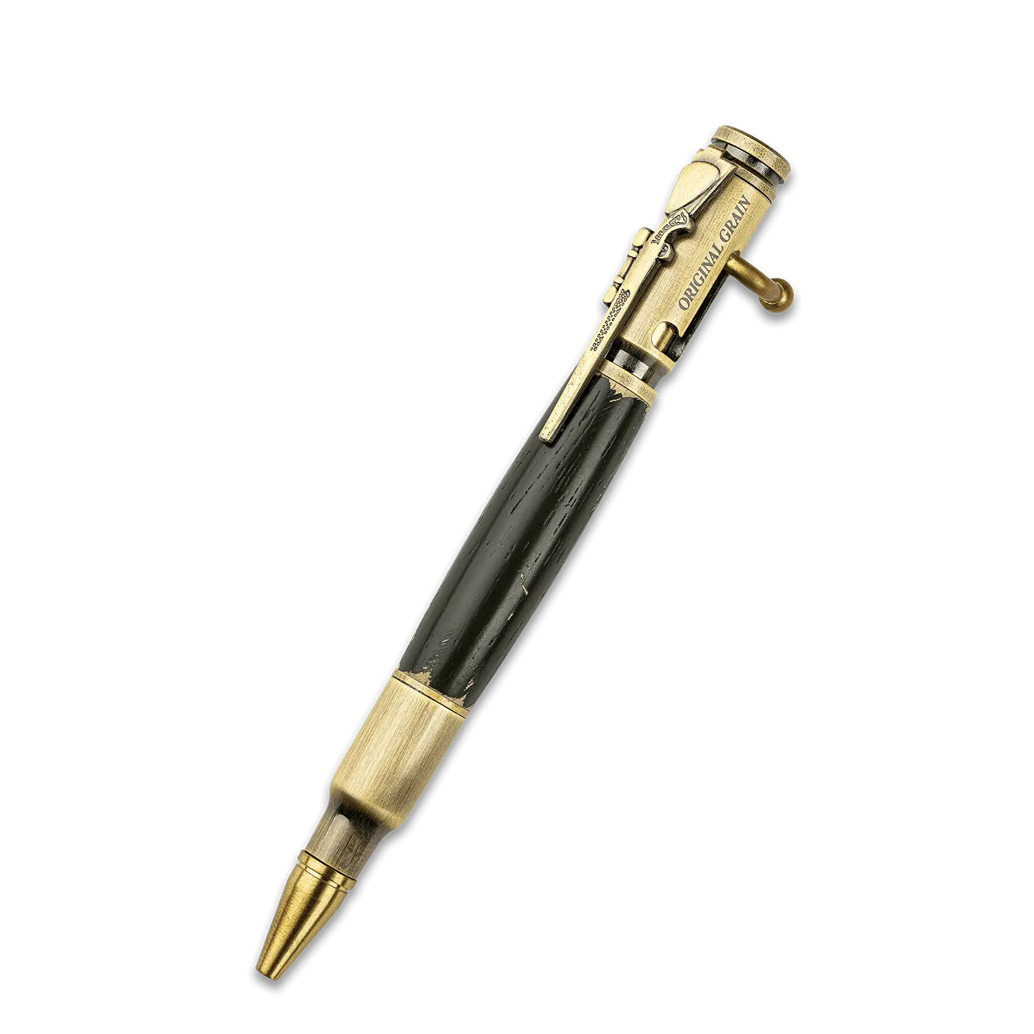 Military Brass Bolt-Action Pen