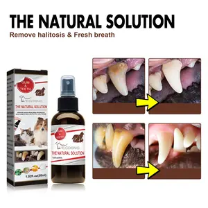 YEGBONG The Natural Solution for Dogs & Cats - 30ml Pet Dental Spray for Fresh Breath & Healthy Teeth - Alcohol-Free & Non-Toxic Formula.The Natural Solution for Dogs & Cats