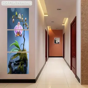 1 piece 2D flat design freely cut wall sticker 50x160 cm Dream Orchid Wall Sticker Self-adhesive wall stickers for decoration, suitable for refrigerators, cabinets and wardrobes, modern kitchen home