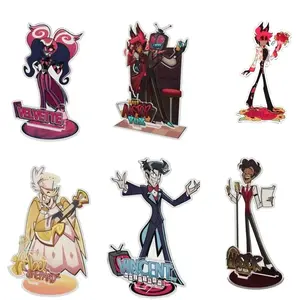 15CM Acrylic Standee Vox Alastor Vincent Velvet Abel Anime Peripheral Desktop Ornament Decoration Holiday Gift