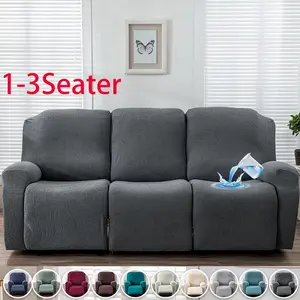 Waterproof Anti-Stain Jacquard Sofa Cover, Universal Full Coverage for 1-3 Seater Recliners, All-Season Non-Slip Sofa Protector