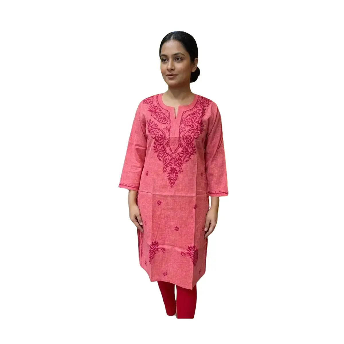 #Top-91 Elegant  Embroidered Kurti - Traditional Indian Ethnic Wear