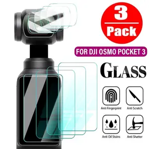 9H HD Tempered Glass Film For DJI OSMO Pocket 3 Screen Protector For DJI Pocket 3 Gimbal Camera Lens Protect Glass Accessories