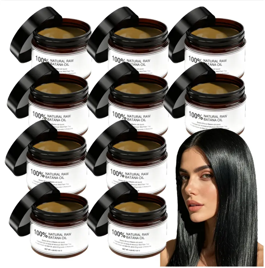Natural Batana Oil Deep Nourishing Hair Mask -   100% Unrefined  Vitamin-Infused, for Dry Hair, 4.23 oz (120g), Suitable for Men & Women