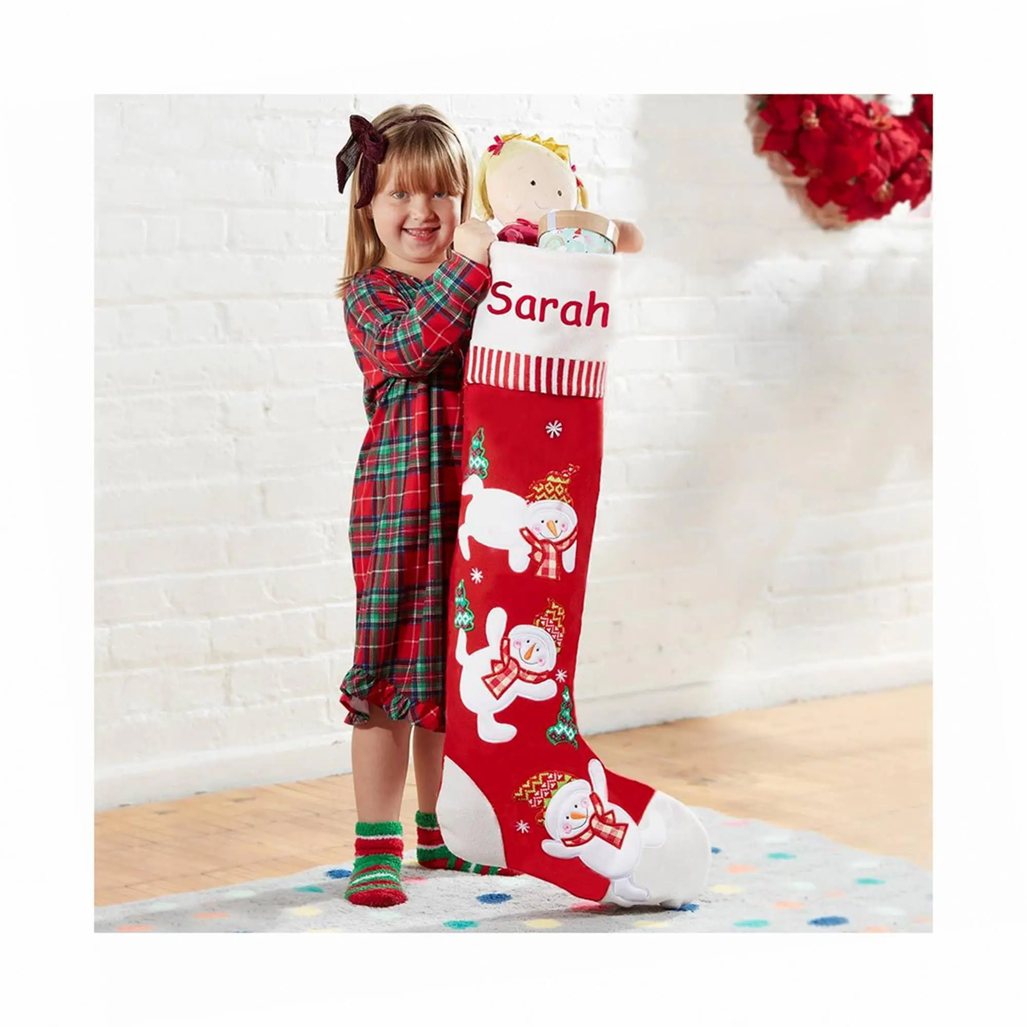 Personalized Dibsies Giant Tumbling Christmas Stocking