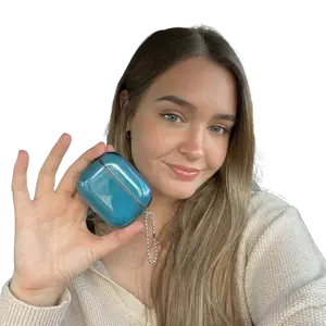 Glow in the Dark Liquid Glitter AirPods Case – Moving Quicksand Sparkle Cover