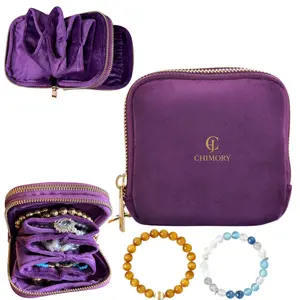 Stop Throwing Your Jewelry in Your Bag, CHIMORY Double-Layer Travel Jewelry Case That Keeps Everything Separate,  Spring Travel Essential for Rings, Earrings, Necklaces, The Ultimate Mother's Day Gift for Travelers