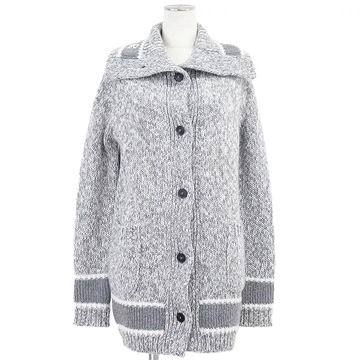 Pre-owned Dior Others Small Leather Goods Christian Knit Wool Cashmere Blend Cardigan
