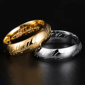 Unisex Magic Engraved Ring - Fade-Resistant Titanium Steel, US Size 6-12 A Perfect Gifts For Lovers, Friends, Boyfriends, Girlfriends, Wife,Husband