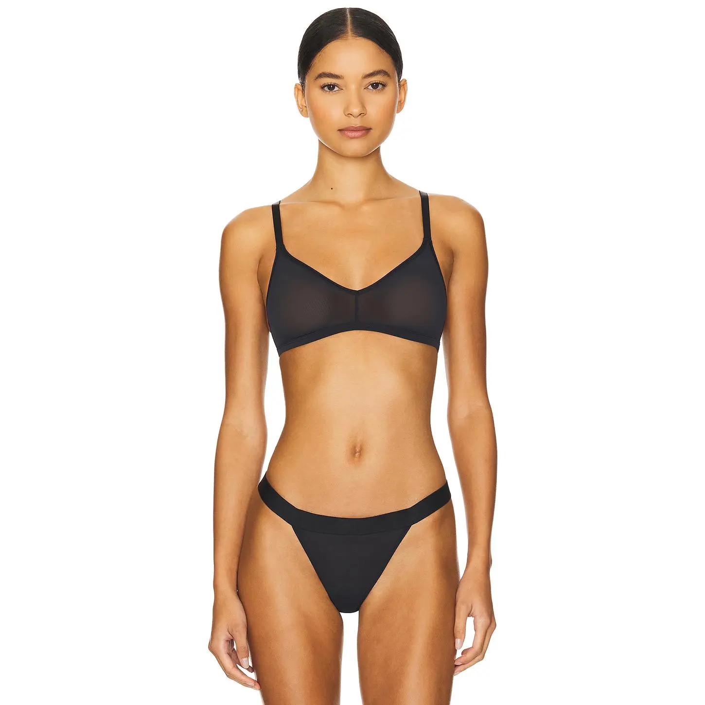 Negative Underwear Sieve Non-Wire Bra in Black