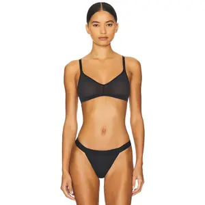 Negative Underwear Sieve Non-Wire Bra in Black
