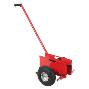 🛻 Move sheetrock like a pro. Heavy-duty panel dolly with extended handle & 10" rubber wheels—pick Blue or Red.